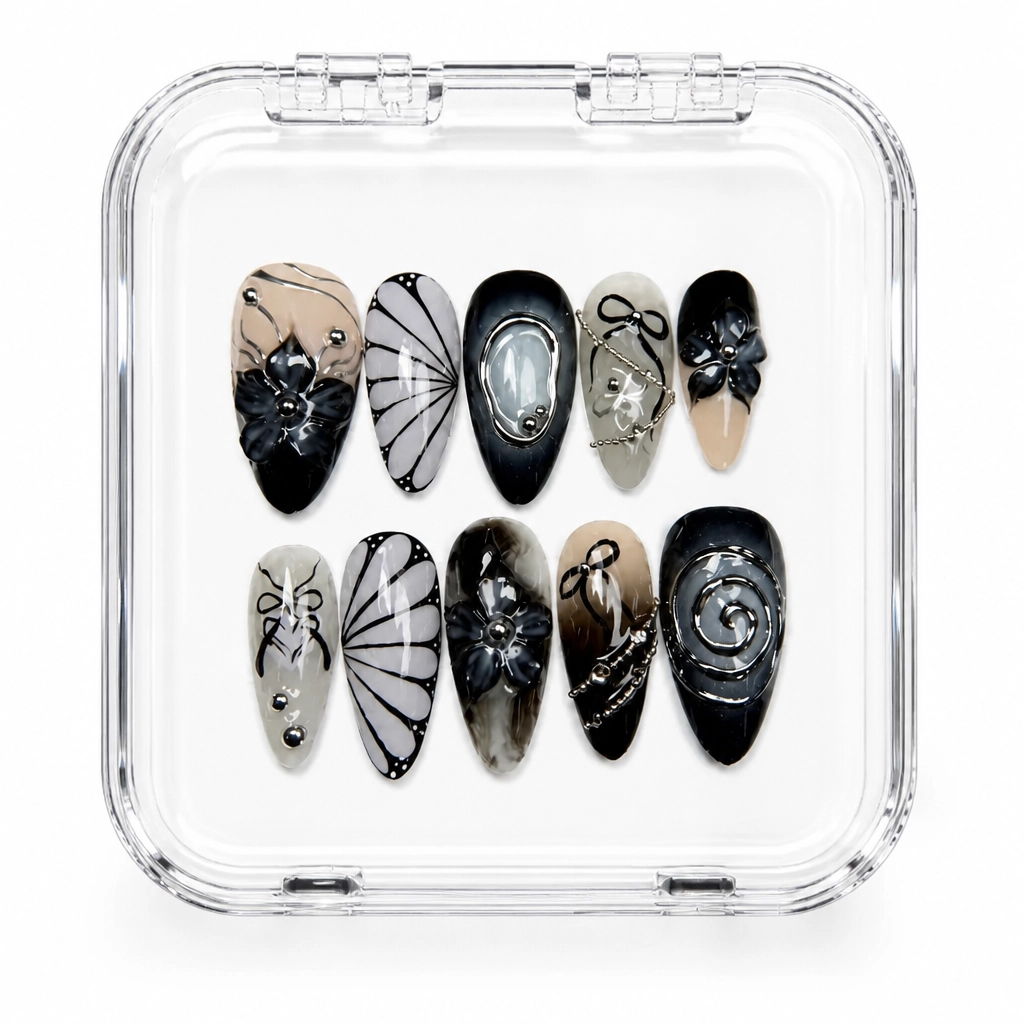 Press-on Nails Wholesale $14.90 Celestial Geometry by Yabe Vietnam