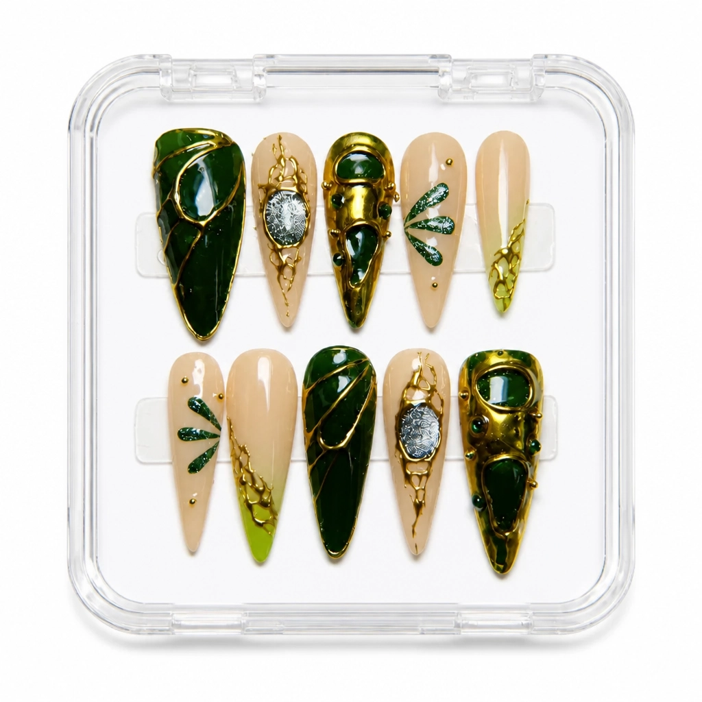 Press-on Nails Wholesale $14.90 Obsidian Luxe by Yabe Vietnam