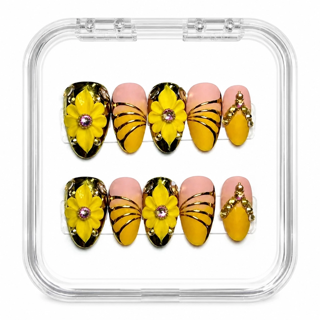Press-on Nails Wholesale $14.90 Monarch Elegance by Yabe Vietnam