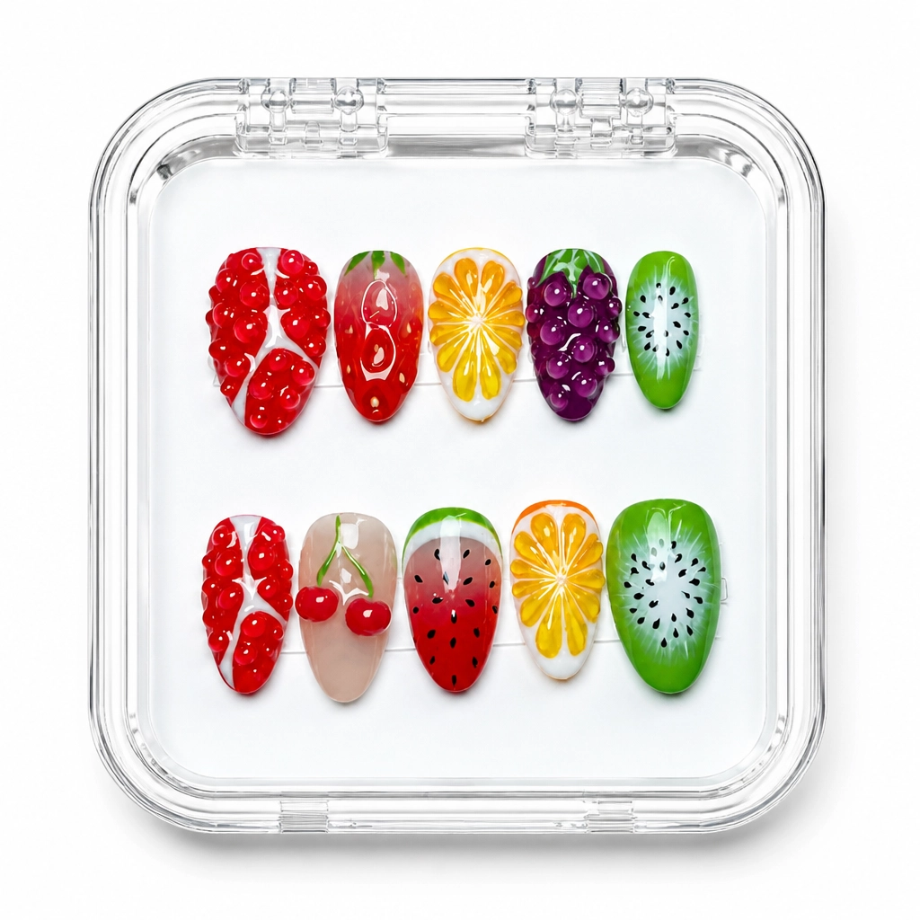 Press-on Nails Wholesale $14.90 Fruit Slice Luxury by Yabe Vietnam