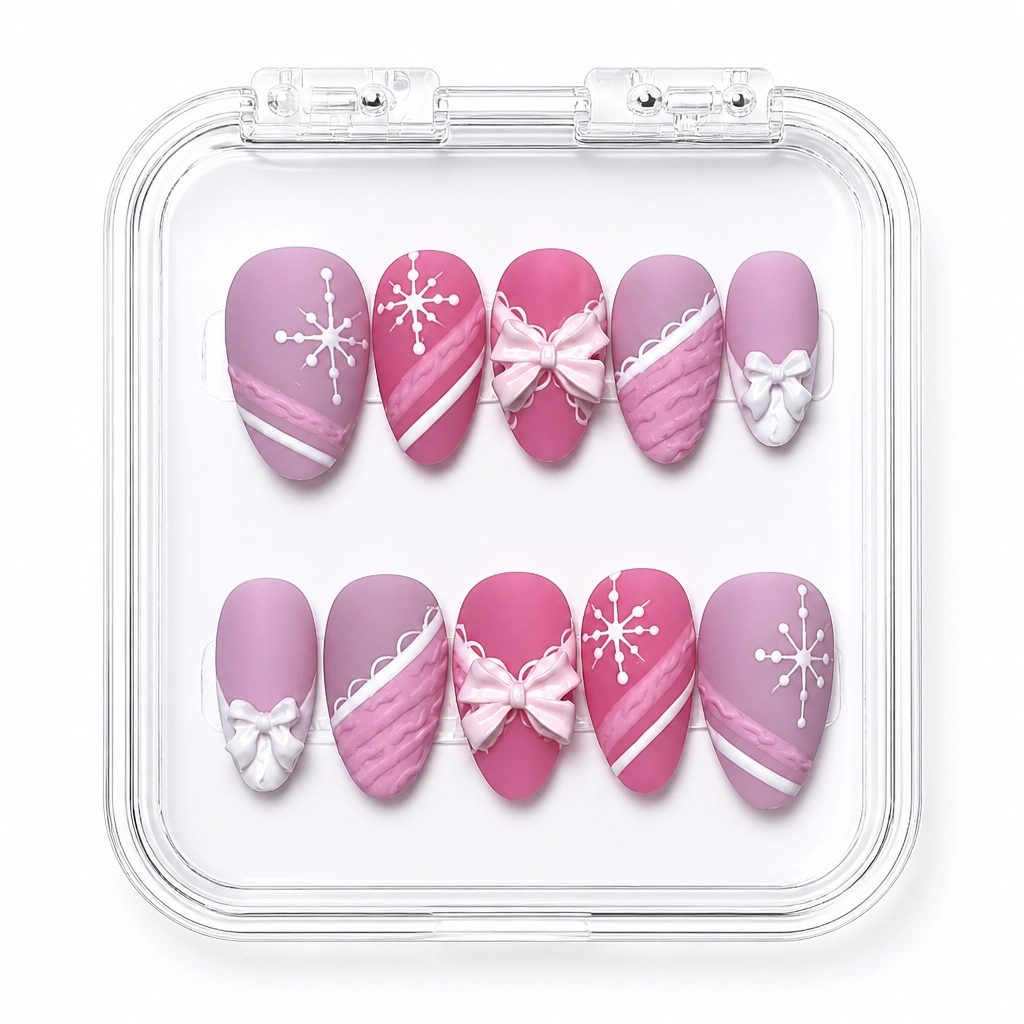 Press-on Nails Wholesale $14.90 Snowflake Luxe by Yabe Vietnam
