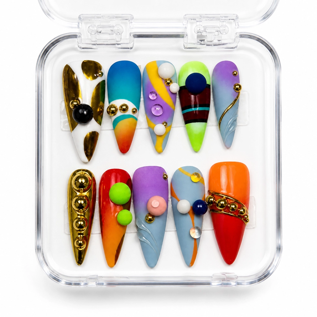 Press-on Nails Wholesale $14.90 Chromatic Sphere by Yabe Vietnam