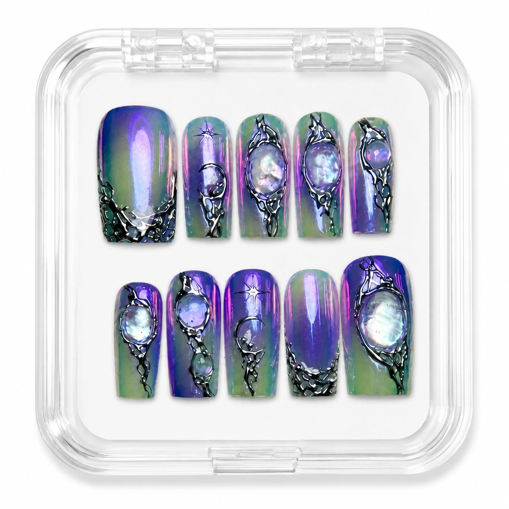Press-on Nails Wholesale $14.90 Celestial Glam by Yabe Vietnam