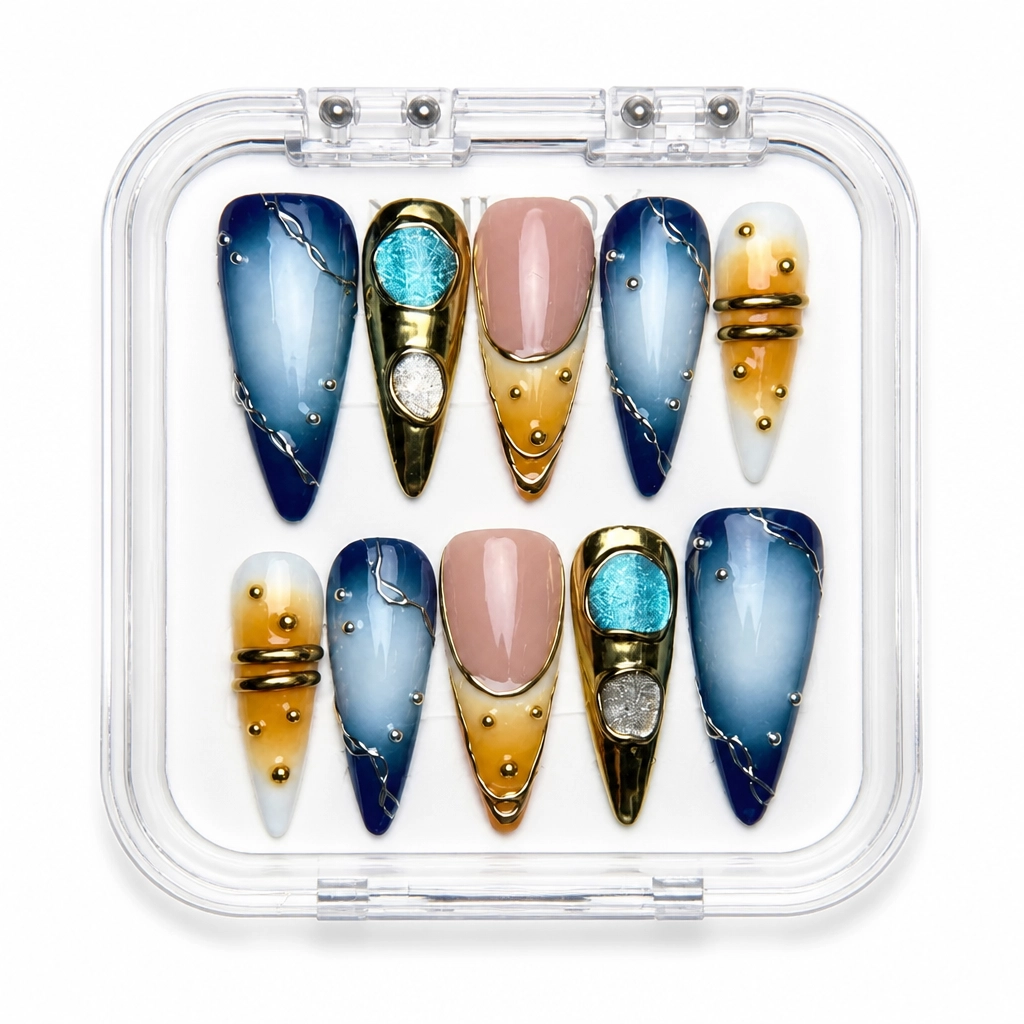 Press-on Nails Wholesale $14.90 Celestial Mirage by Yabe Vietnam