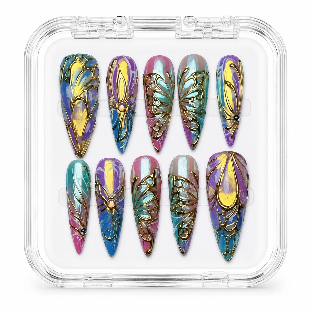 Press-on Nails Wholesale $14.90 Prismatic Luxe by Yabe Vietnam