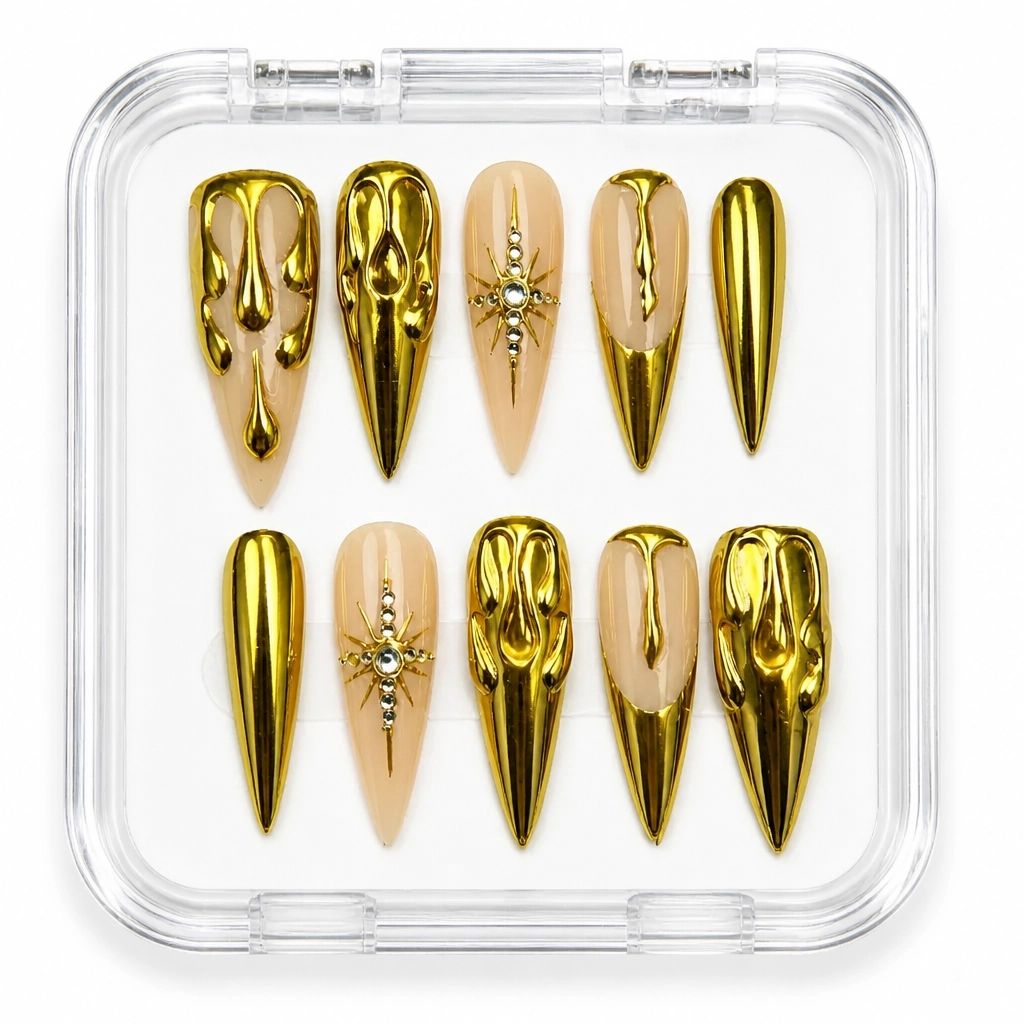 Press-on Nails Wholesale $14.90 Liquid Opulence by Yabe Vietnam