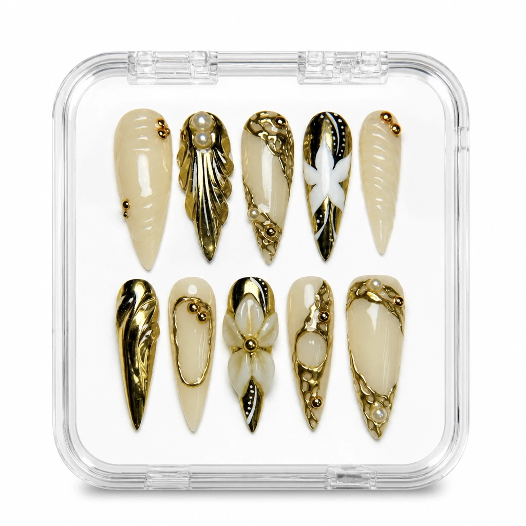 Press-on Nails Wholesale $14.90 Obsidian Luxe by Yabe Vietnam