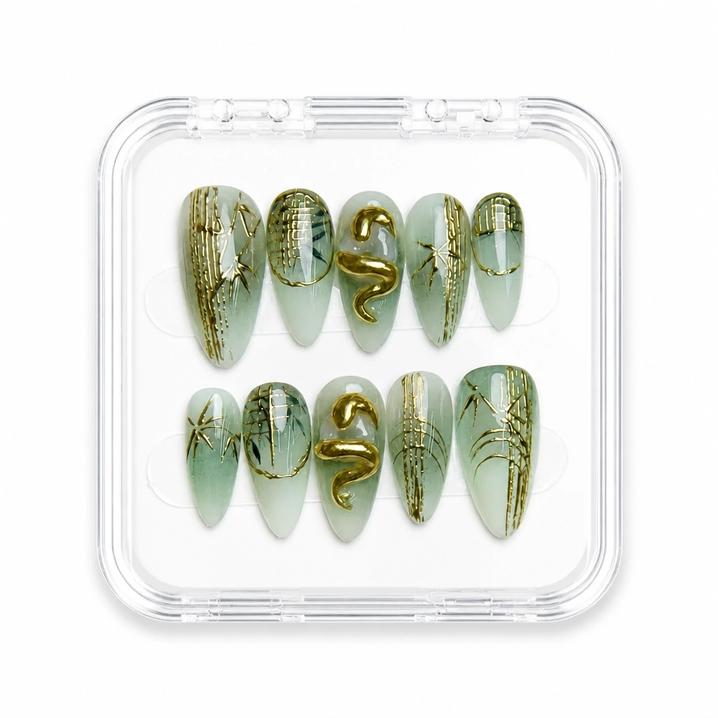 Press-on Nails Wholesale $14.90 Sage Luxe by Yabe Vietnam