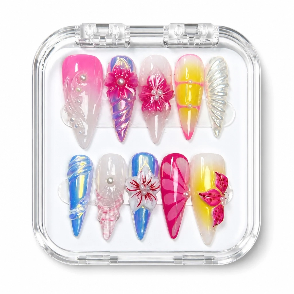 Press-on Nails Wholesale $14.90 Floral Luxe by Yabe Vietnam