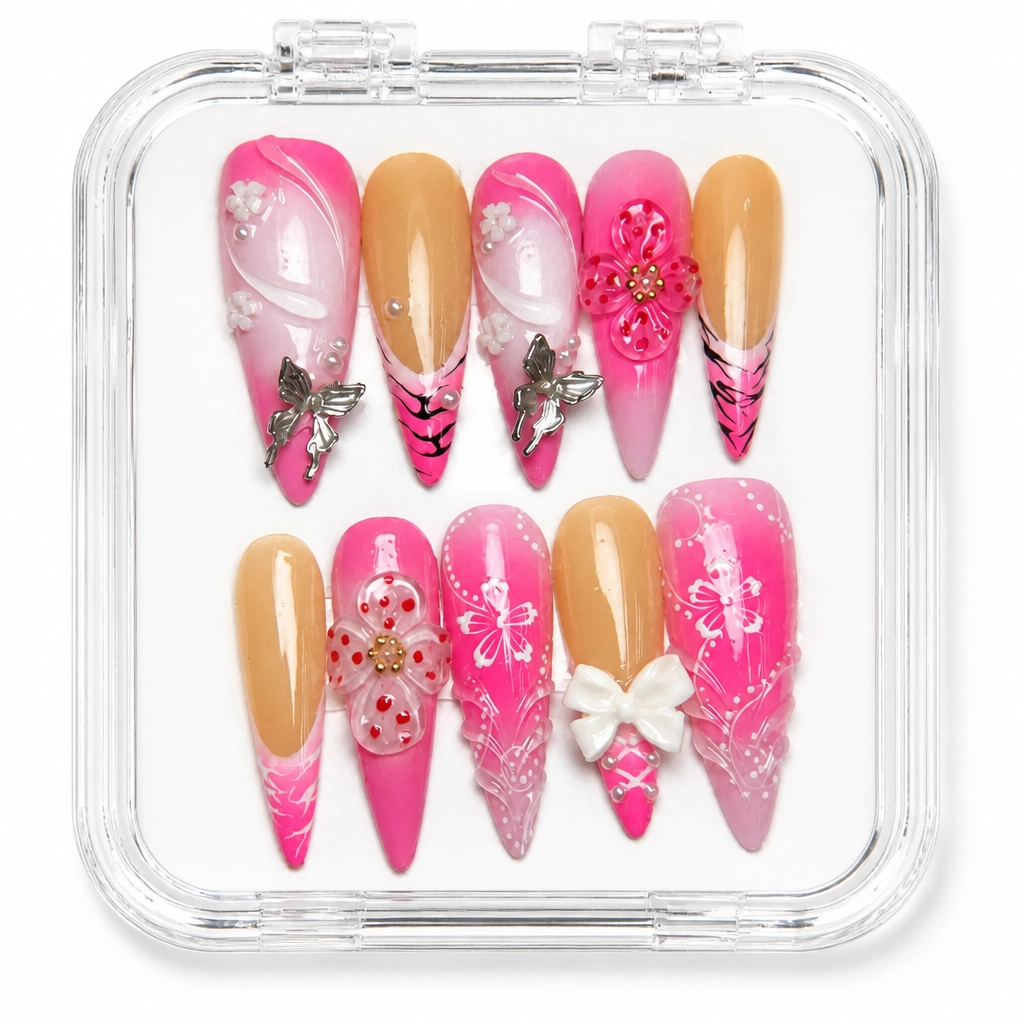 Press-on Nails Wholesale $14.90 Butterfly Luxe by Yabe Vietnam