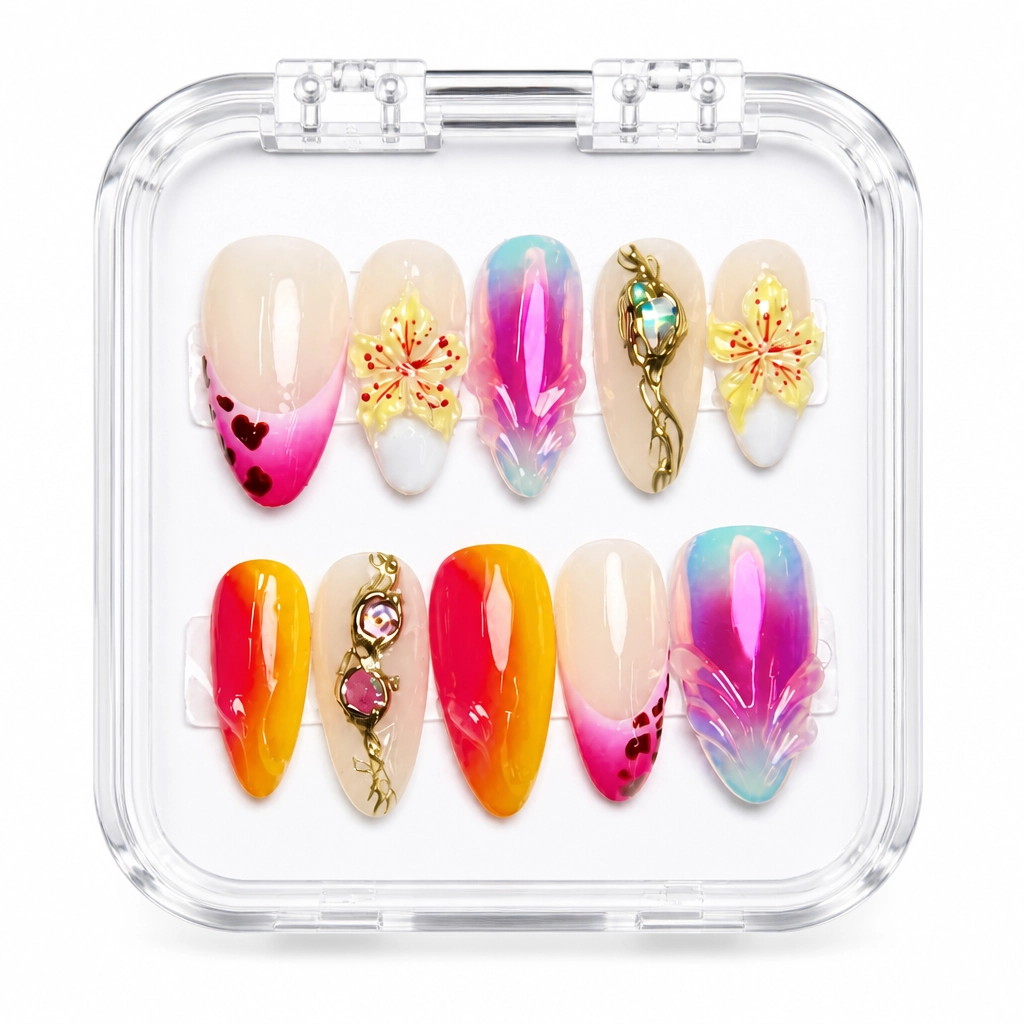Press-on Nails Wholesale $14.90 Feather Luxe by Yabe Vietnam