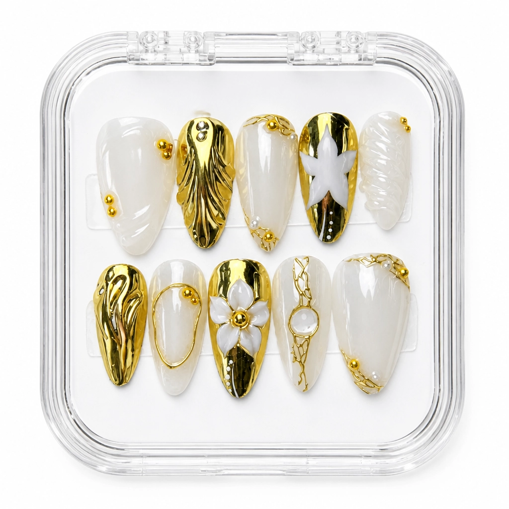 Press-on Nails Wholesale $14.90 Feather Luxe by Yabe Vietnam