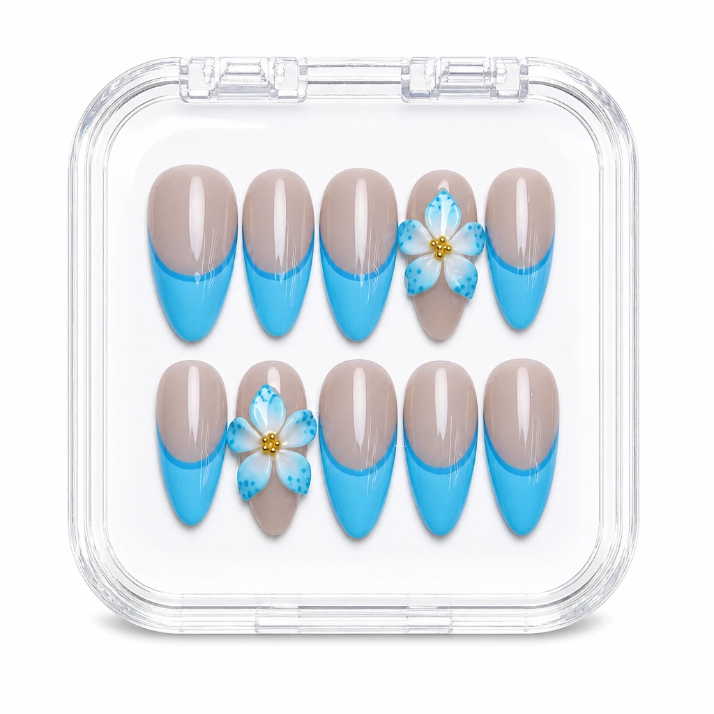 Press-on Nails Wholesale $14.90 Mauve Azure Elegance by Yabe Vietnam