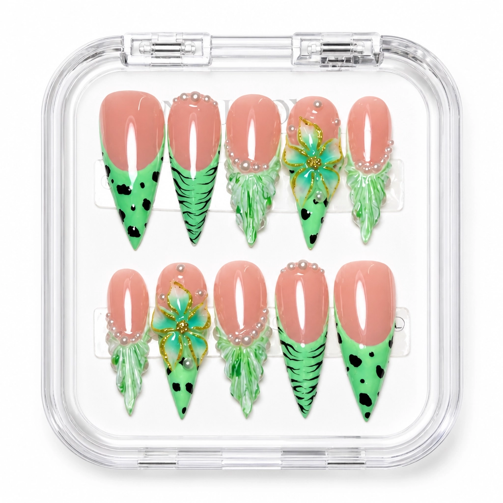 Press-on Nails Wholesale $14.90 Botanical Luxe by Yabe Vietnam