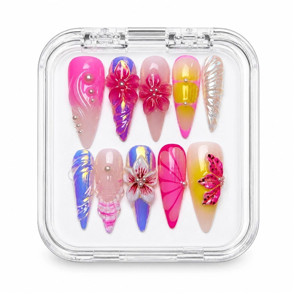 Press-on Nails Wholesale $14.90 Floral Luxe by Yabe Vietnam
