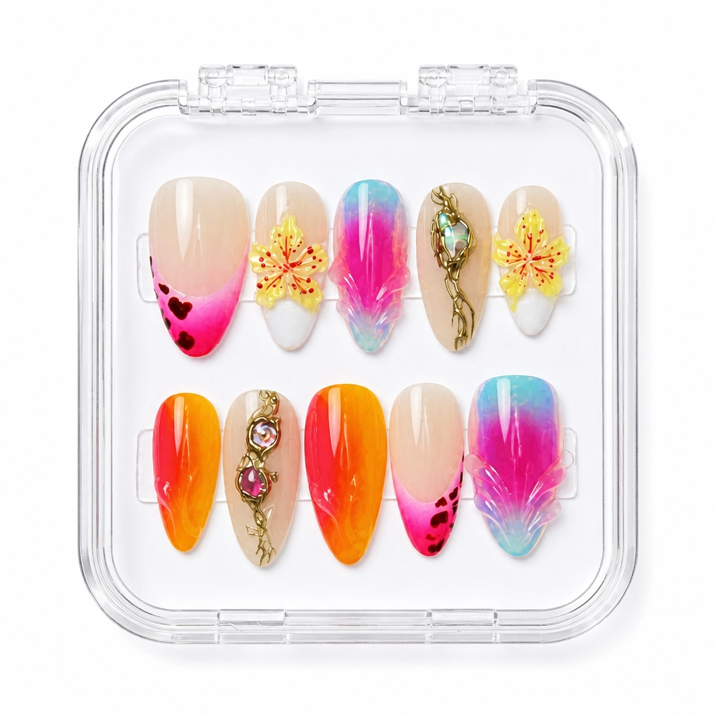 Press-on Nails Wholesale $14.90 Sunset Luxe by Yabe Vietnam