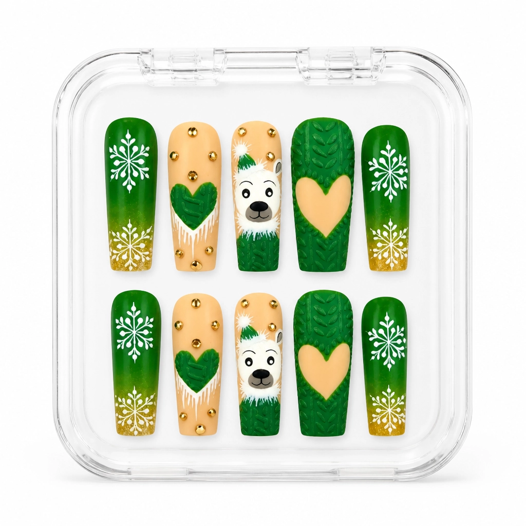 Press-on Nails Wholesale $14.90 Evergreen Luxe by Yabe Vietnam