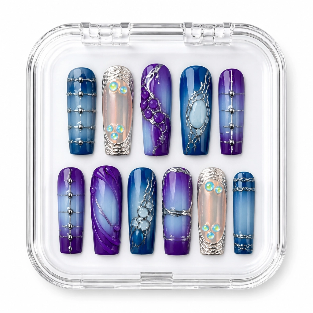 Press-on Nails Wholesale $14.90 Cosmic Ombre Luxe by Yabe Vietnam