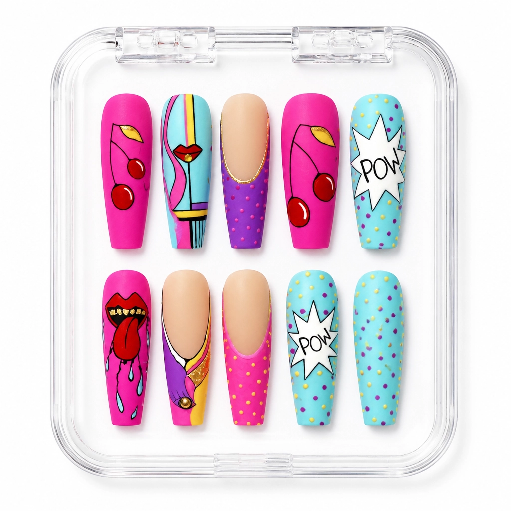 Press-on Nails Wholesale $14.90 Geometric Glam by Yabe Vietnam