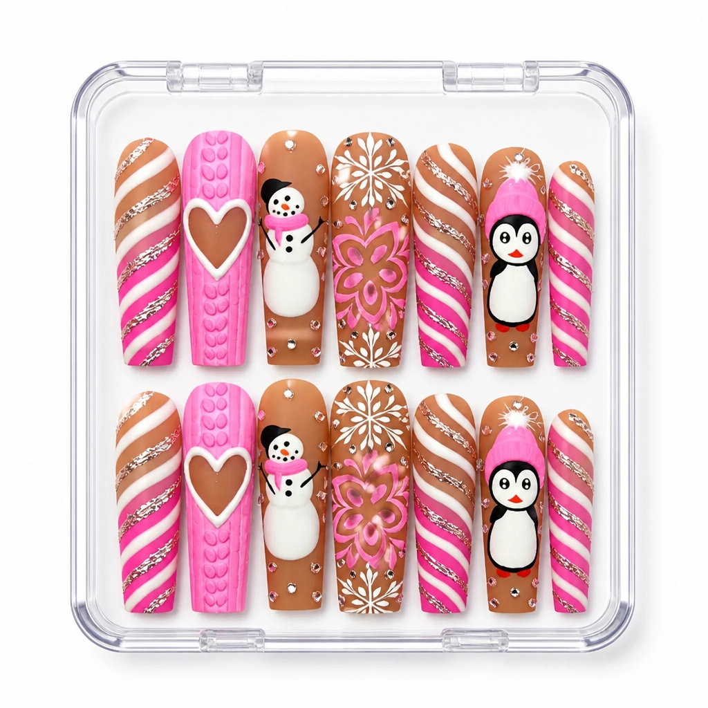 Press-on Nails Wholesale $14.90 Caramel Romance by Yabe Vietnam