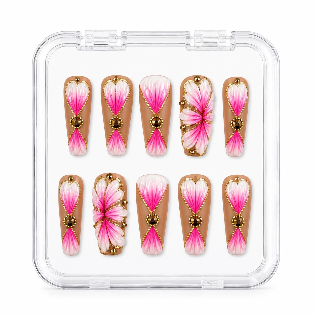 Press-on Nails Wholesale $14.90 Butterfly Bliss by Yabe Vietnam