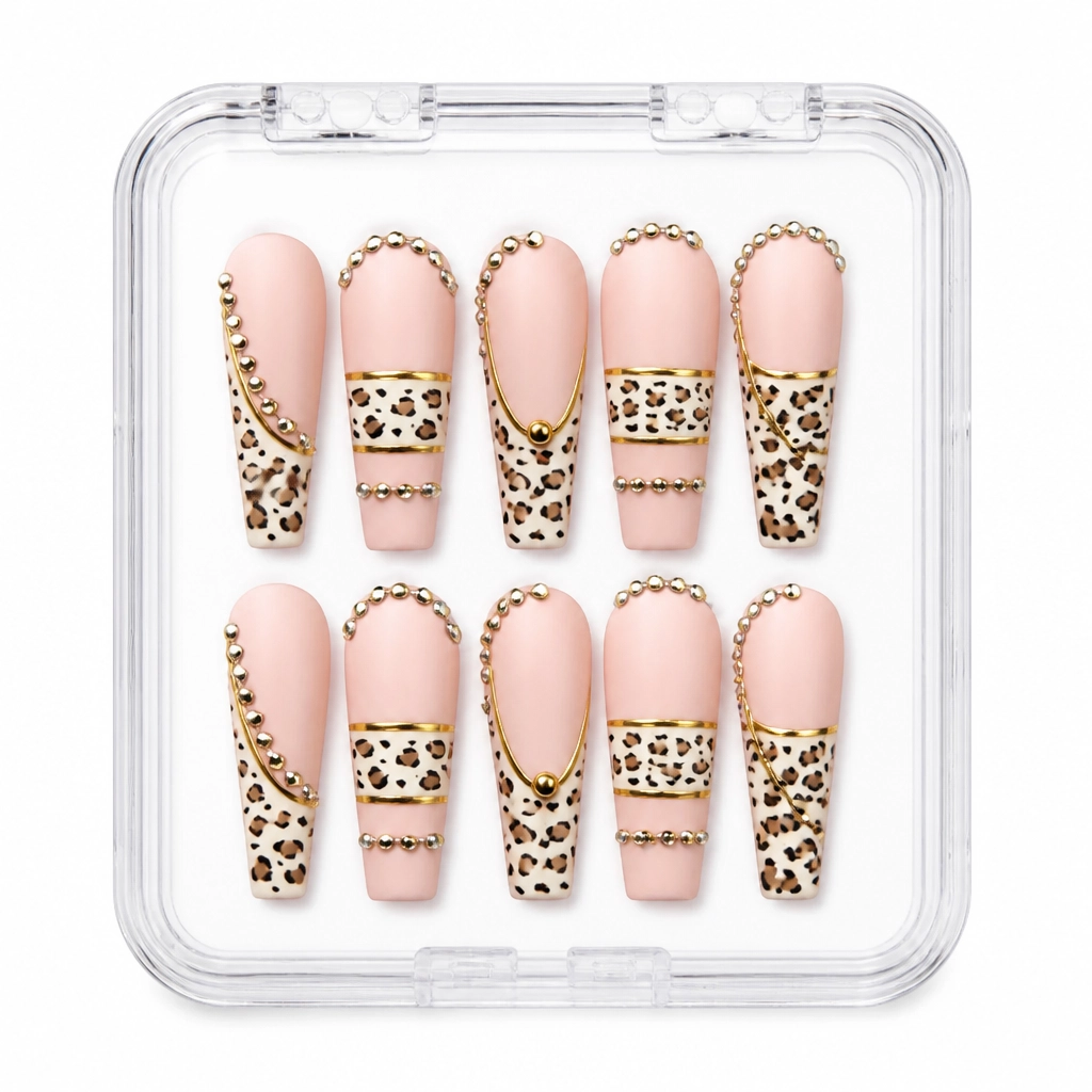 Press-on Nails Wholesale $14.90 Leopard Luxe by Yabe Vietnam