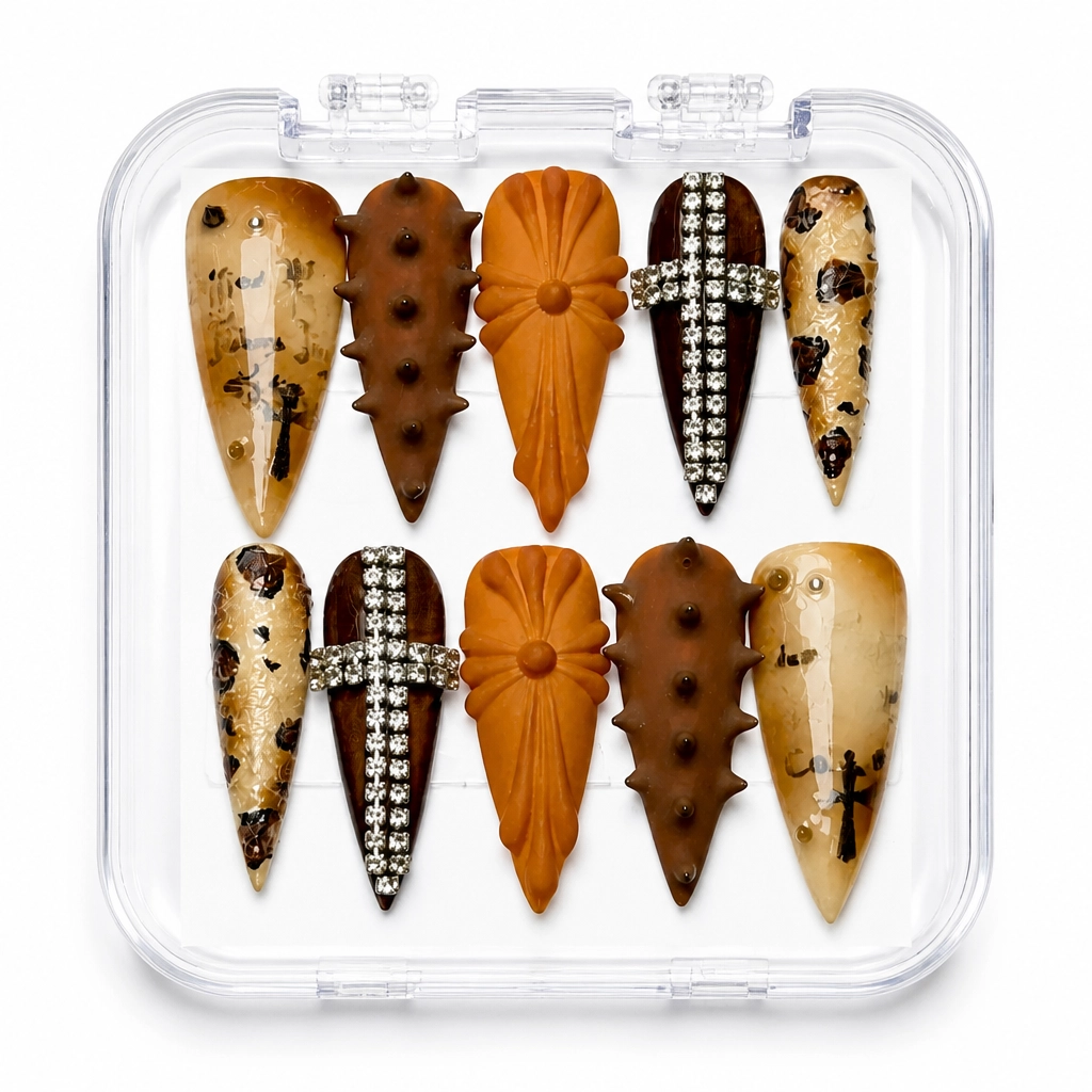 Press-on Nails Wholesale $14.90 Autumn Luxe by Yabe Vietnam