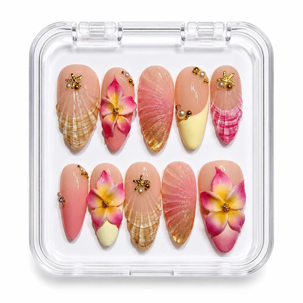 Press-on Nails Wholesale $14.90 Botanical Luxe by Yabe Vietnam