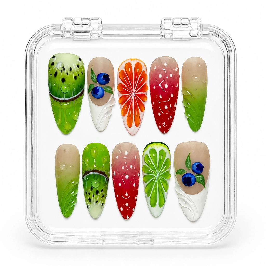 Press-on Nails Wholesale $14.90 Botanical Bliss by Yabe Vietnam