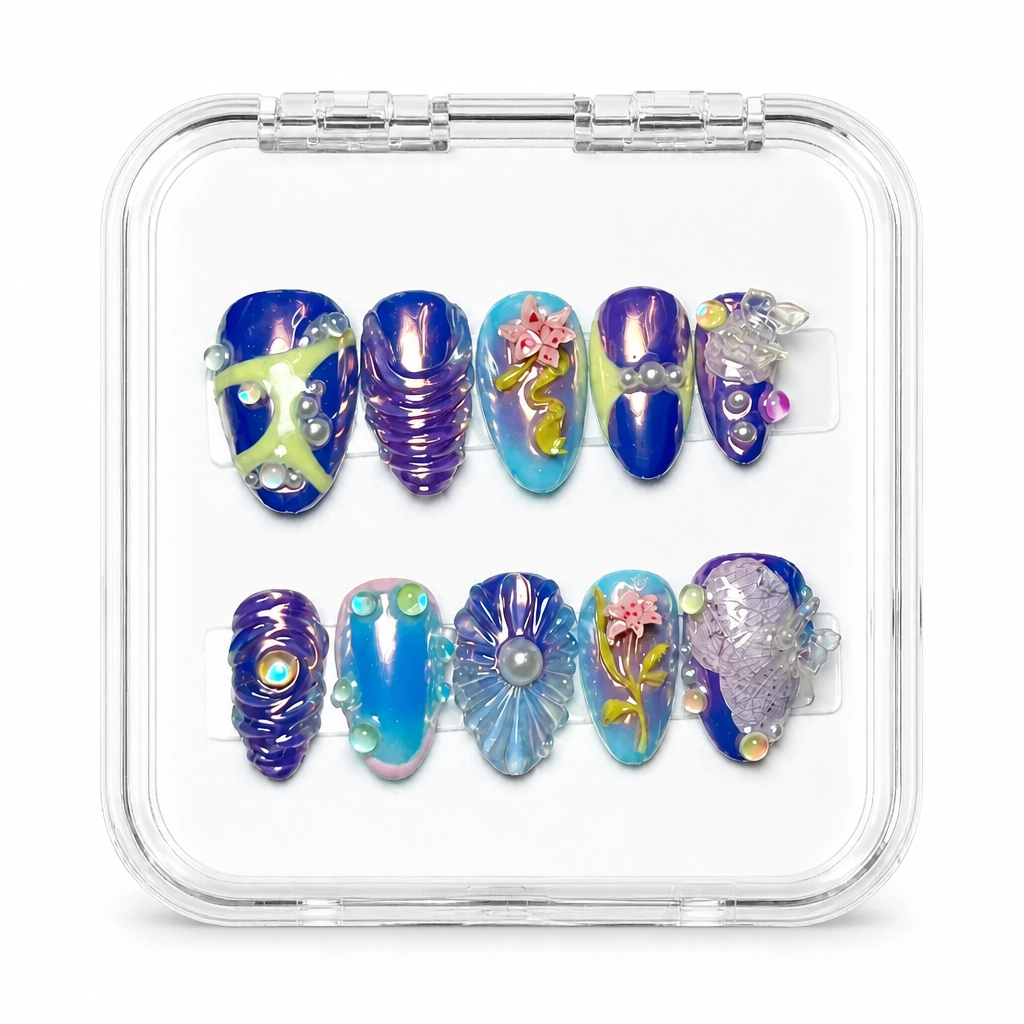 Press-on Nails Wholesale $14.90 Cosmic Reverie by Yabe Vietnam