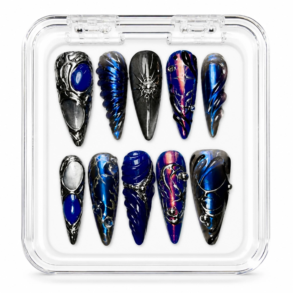 Press-on Nails Wholesale $14.90 Cosmic Prism by Yabe Vietnam