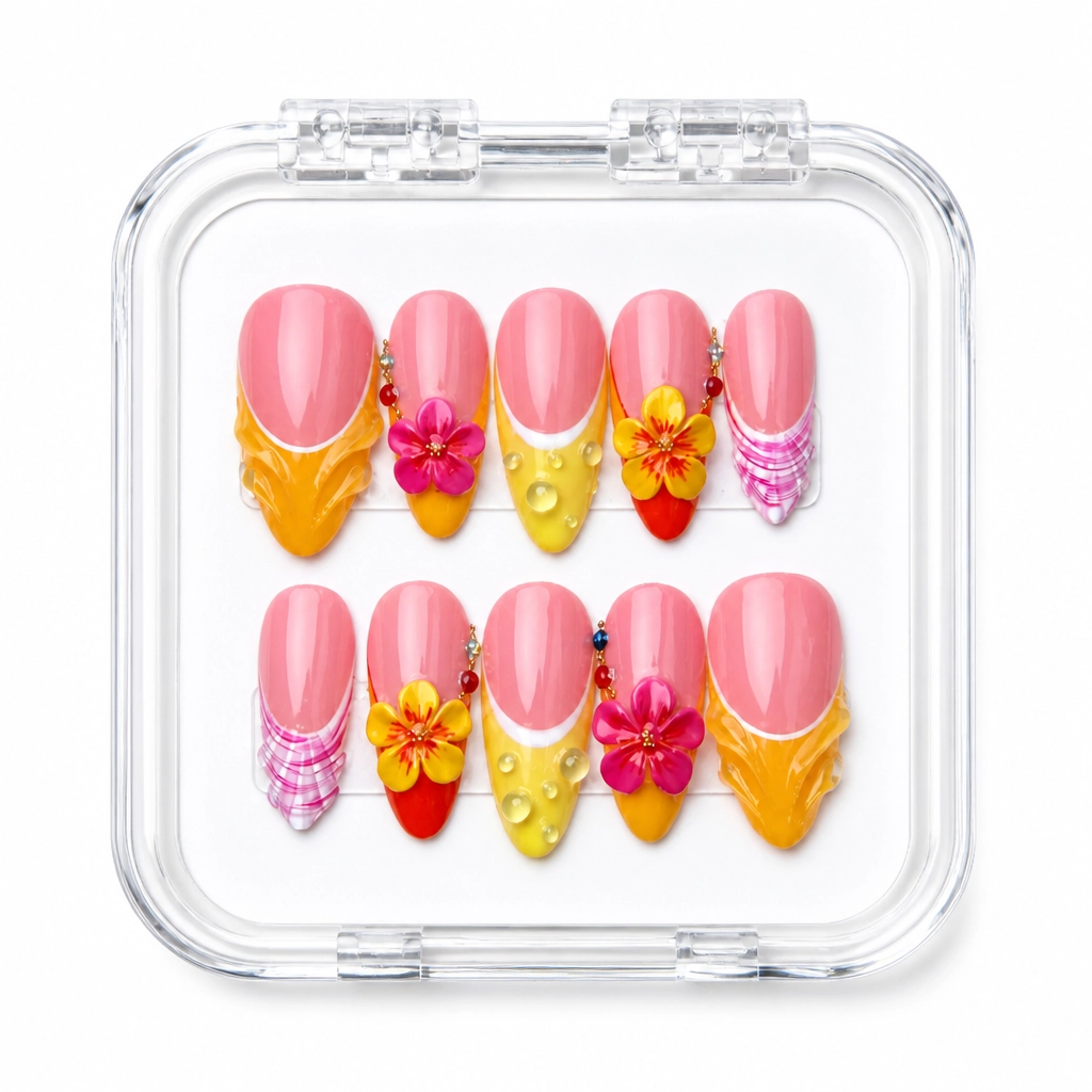Press-on Nails Wholesale $14.90 Floral Luxe by Yabe Vietnam