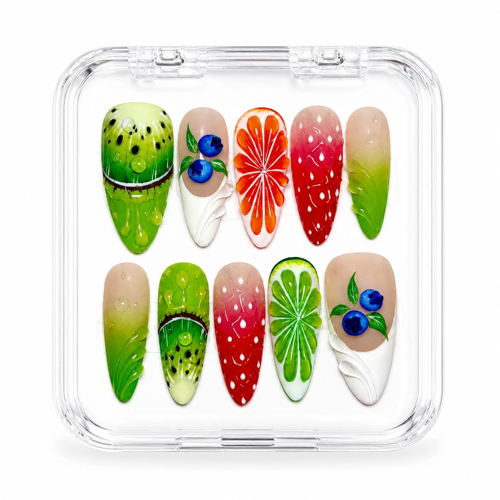 Press-on Nails Wholesale $14.90 Botanical Bliss by Yabe Vietnam