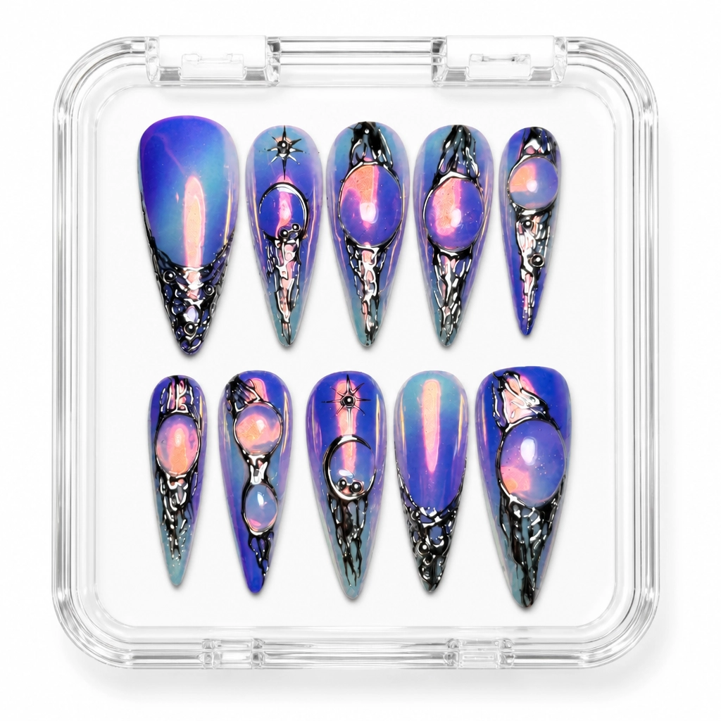 Press-on Nails Wholesale $14.90 Celestial Glam by Yabe Vietnam