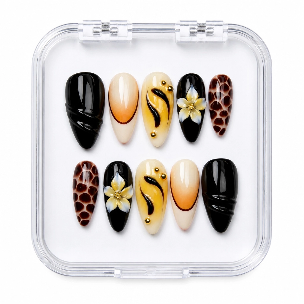 Press-on Nails Wholesale $14.90 Leopard Luxe by Yabe Vietnam