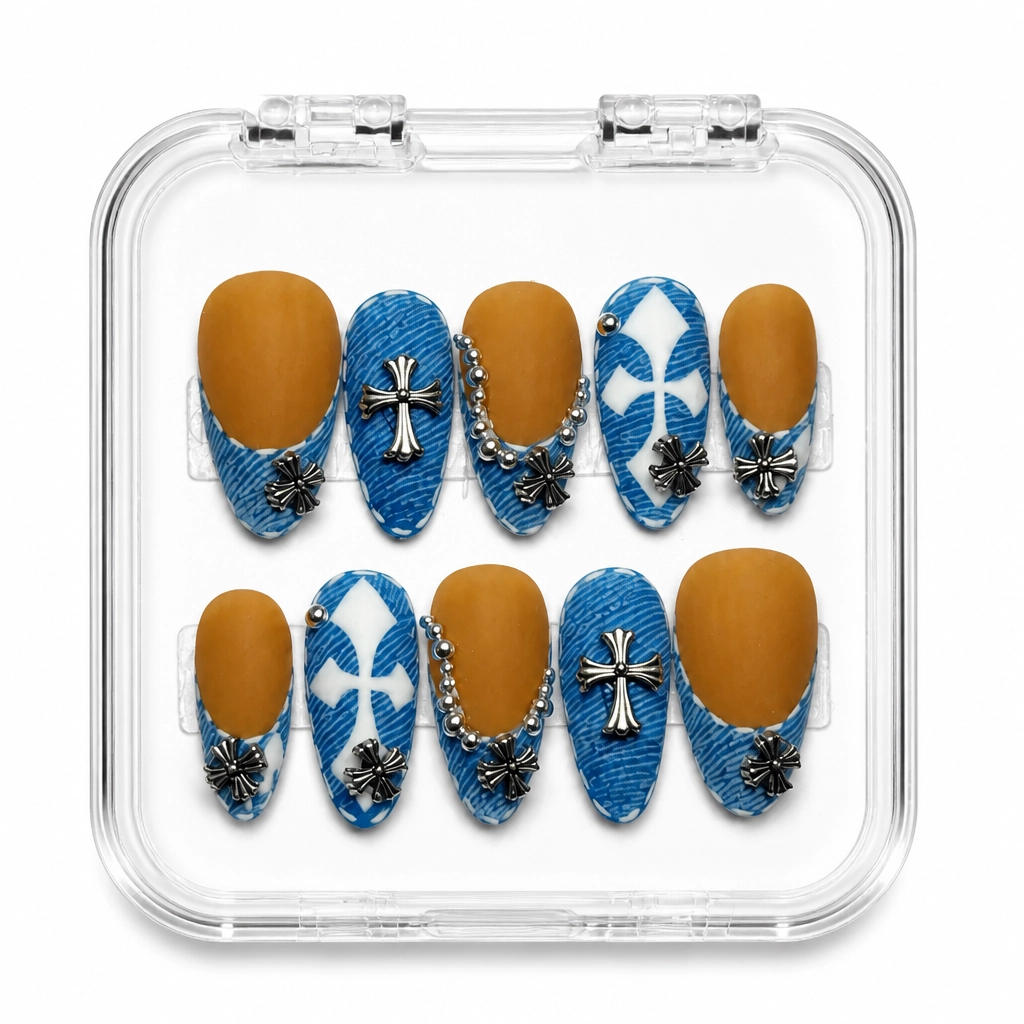 Press-on Nails Wholesale $14.90 Denim Dream Luxe by Yabe Vietnam