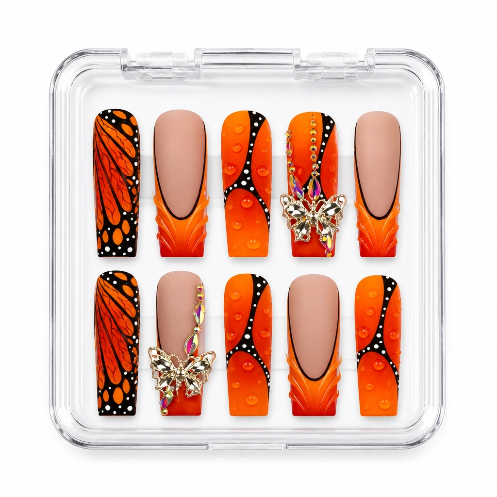Press-on Nails Wholesale $14.90 Monarch Elegance by Yabe Vietnam