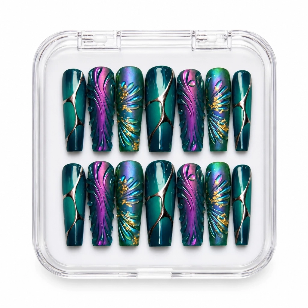 Press-on Nails Wholesale $14.90 Twilight Aurora by Yabe Vietnam
