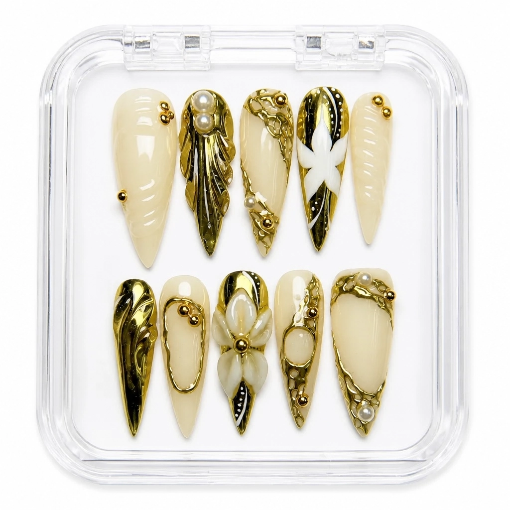 Press-on Nails Wholesale $14.90 Obsidian Luxe by Yabe Vietnam