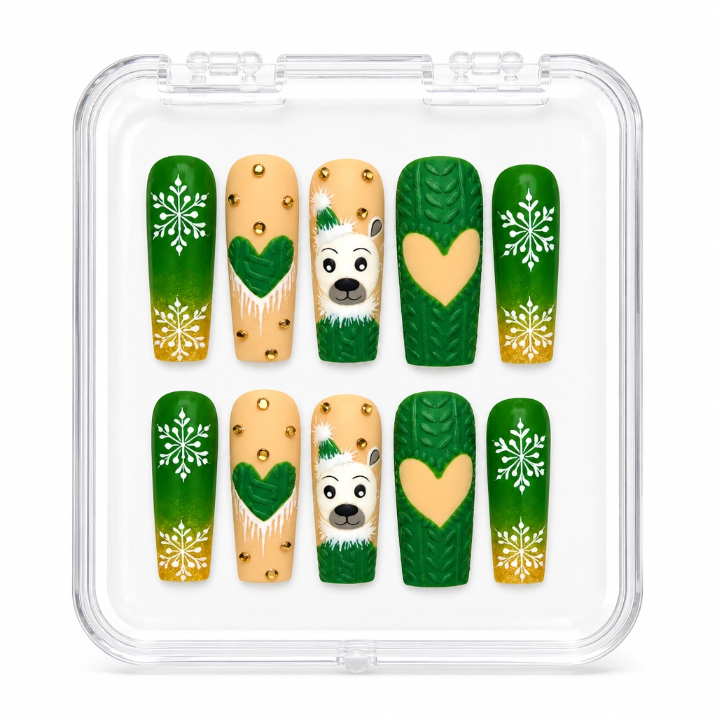 Press-on Nails Wholesale $14.90 Evergreen Luxe by Yabe Vietnam