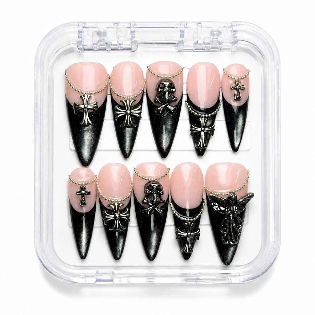 Press-on Nails Wholesale $14.90 Midnight Elegance by Yabe Vietnam