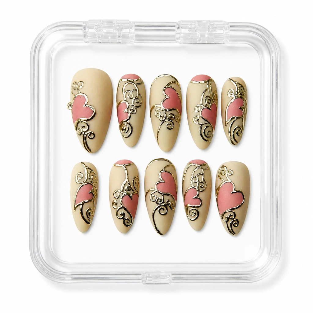 Press-on Nails Wholesale $14.90 Cupid's Charm by Yabe Vietnam