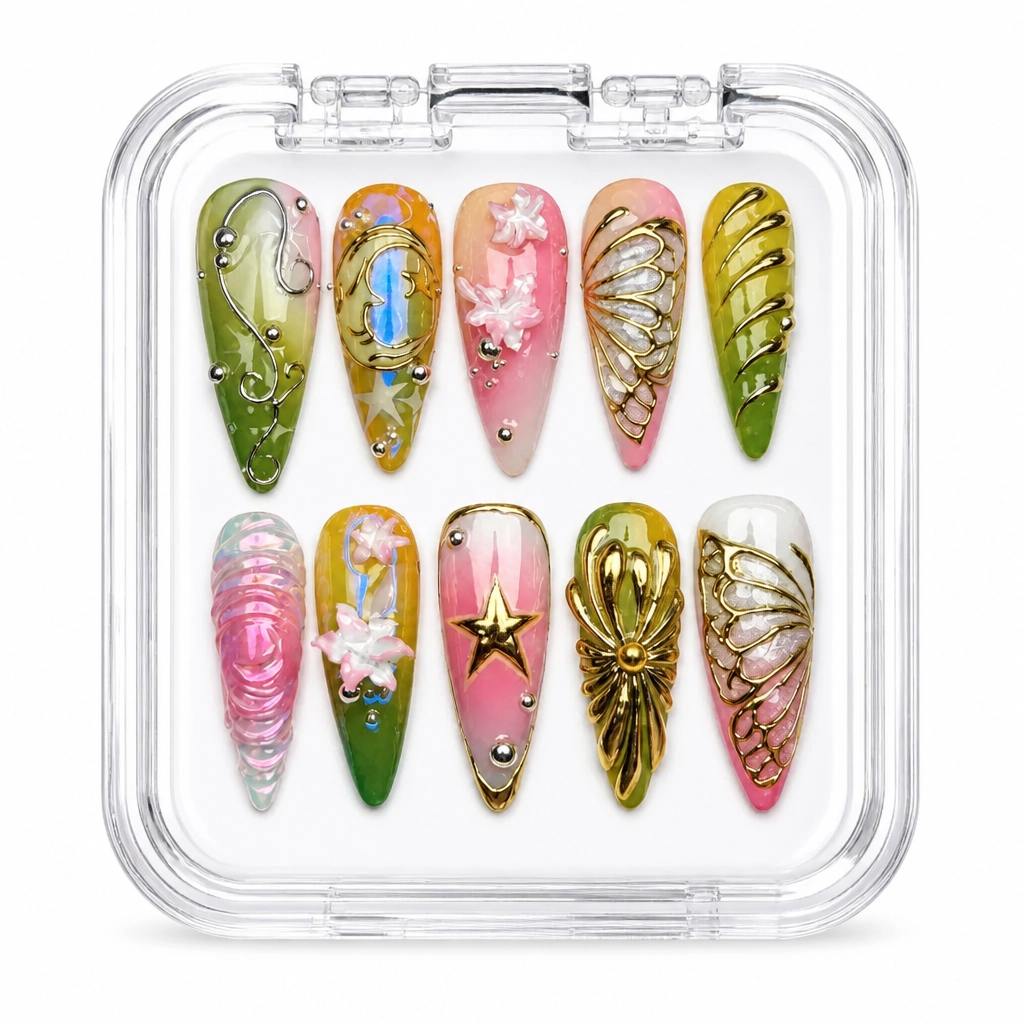 Press-on Nails Wholesale $14.90 Botanical Luxe by Yabe Vietnam
