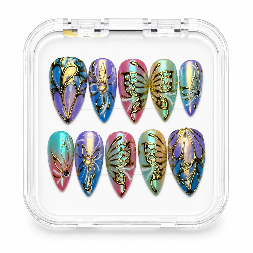 Press-on Nails Wholesale $14.90 Celestial Charm by Yabe Vietnam