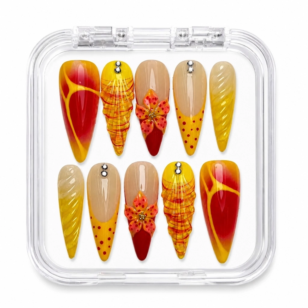 Press-on Nails Wholesale $14.90 Autumn Bliss by Yabe Vietnam