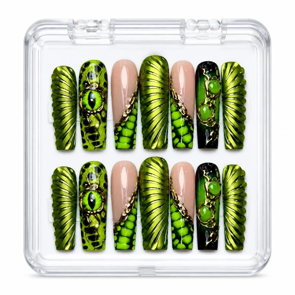 Press-on Nails Wholesale $14.90 Venomous Luxe by Yabe Vietnam