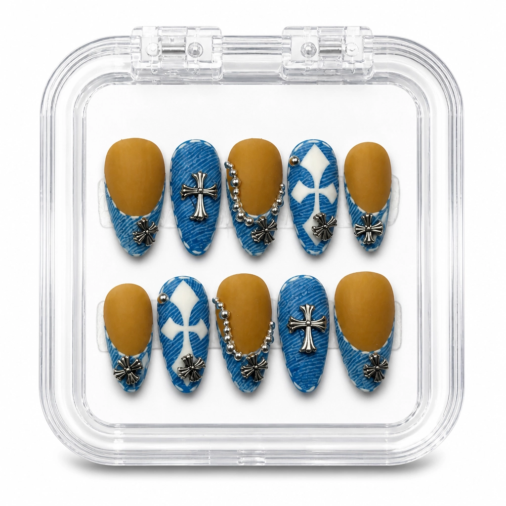 Press-on Nails Wholesale $14.90 Denim Luxe by Yabe Vietnam