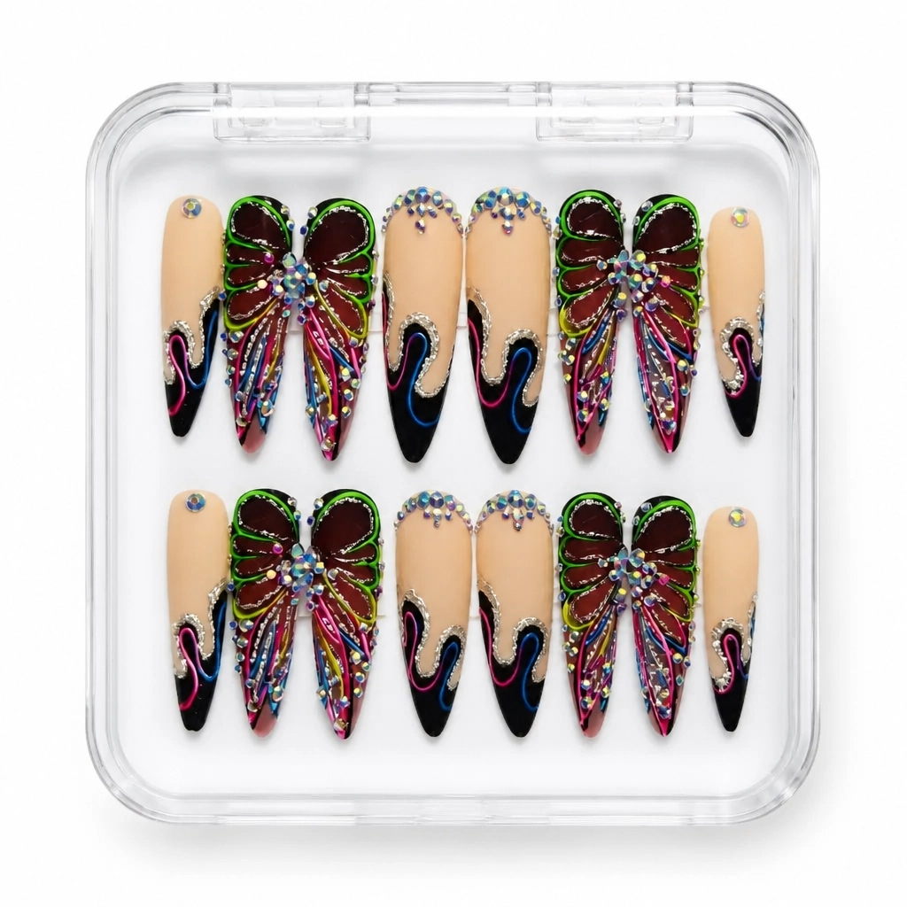 Press-on Nails Wholesale $14.90 Holographic Glimmer by Yabe Vietnam