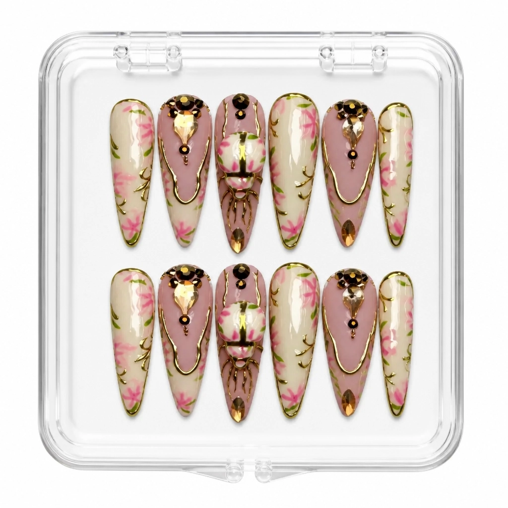 Press-on Nails Wholesale $14.90 Marble Luxe by Yabe Vietnam
