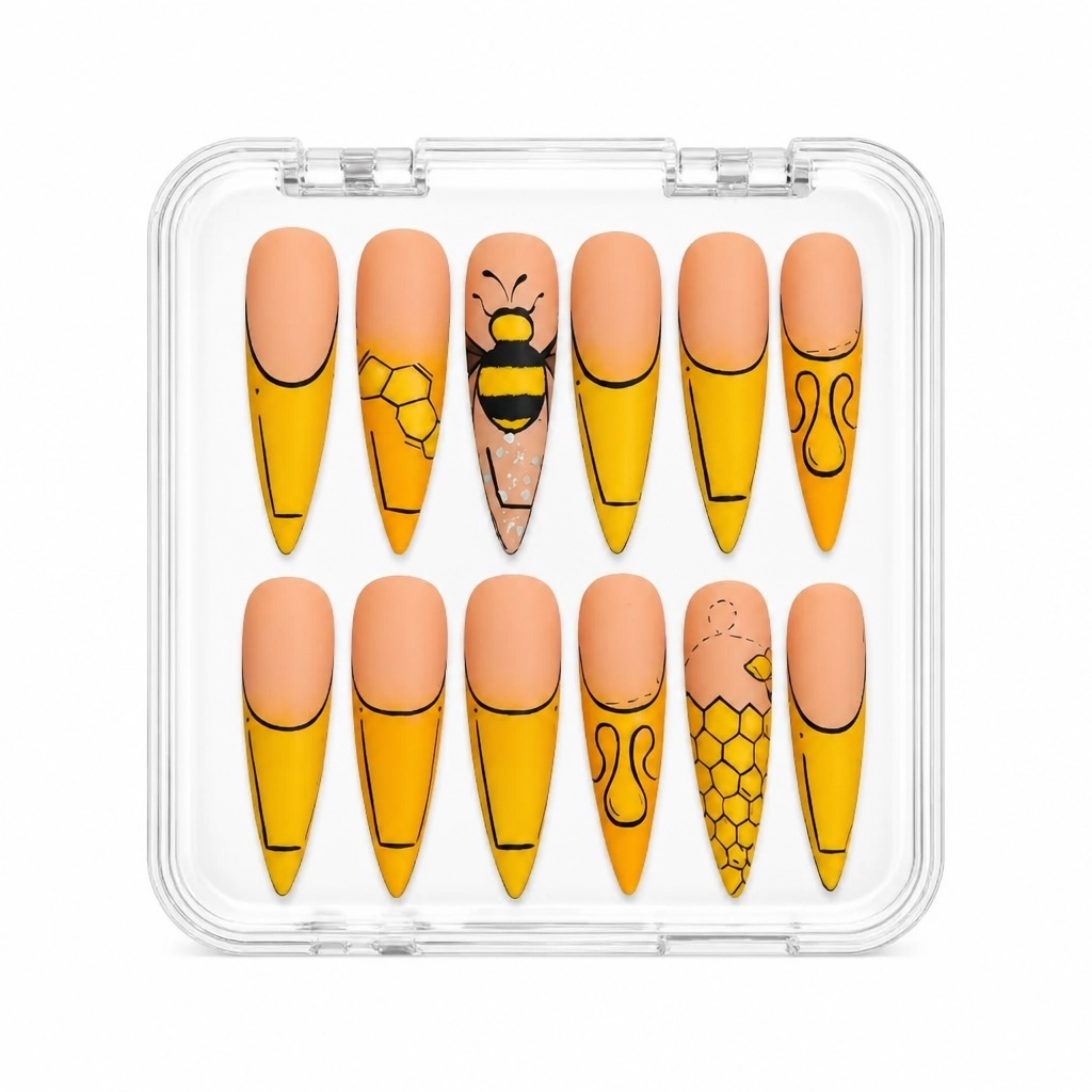 Press-on Nails Wholesale $14.90 Honeycomb Chic by Yabe Vietnam